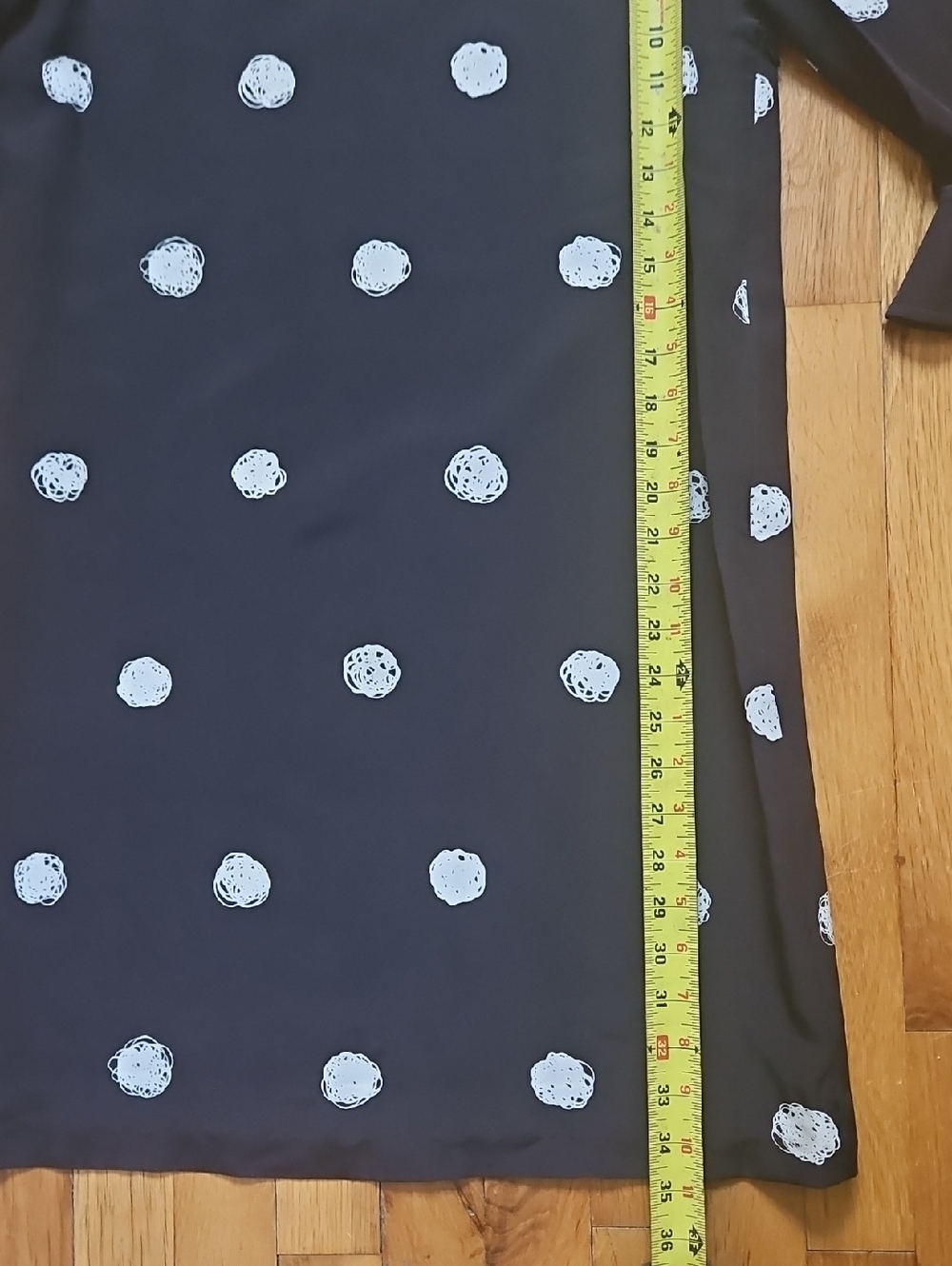 Kate Spade Silk  Black Polka Dot Dress Size 4 - Picture 10 of 13